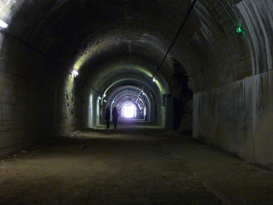 mimoyecques entrnace long dark tunnel