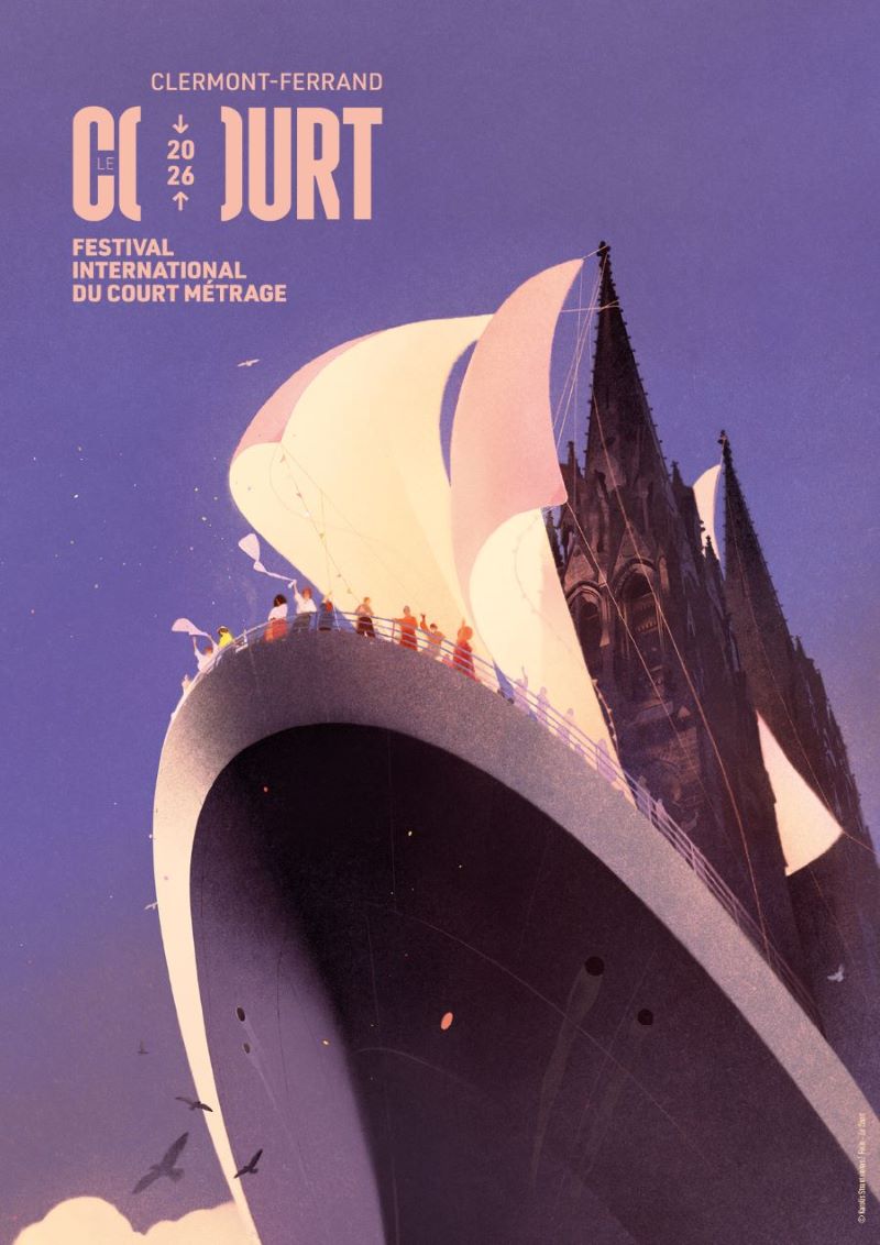 Poster for 2026 short film festival in Marseille