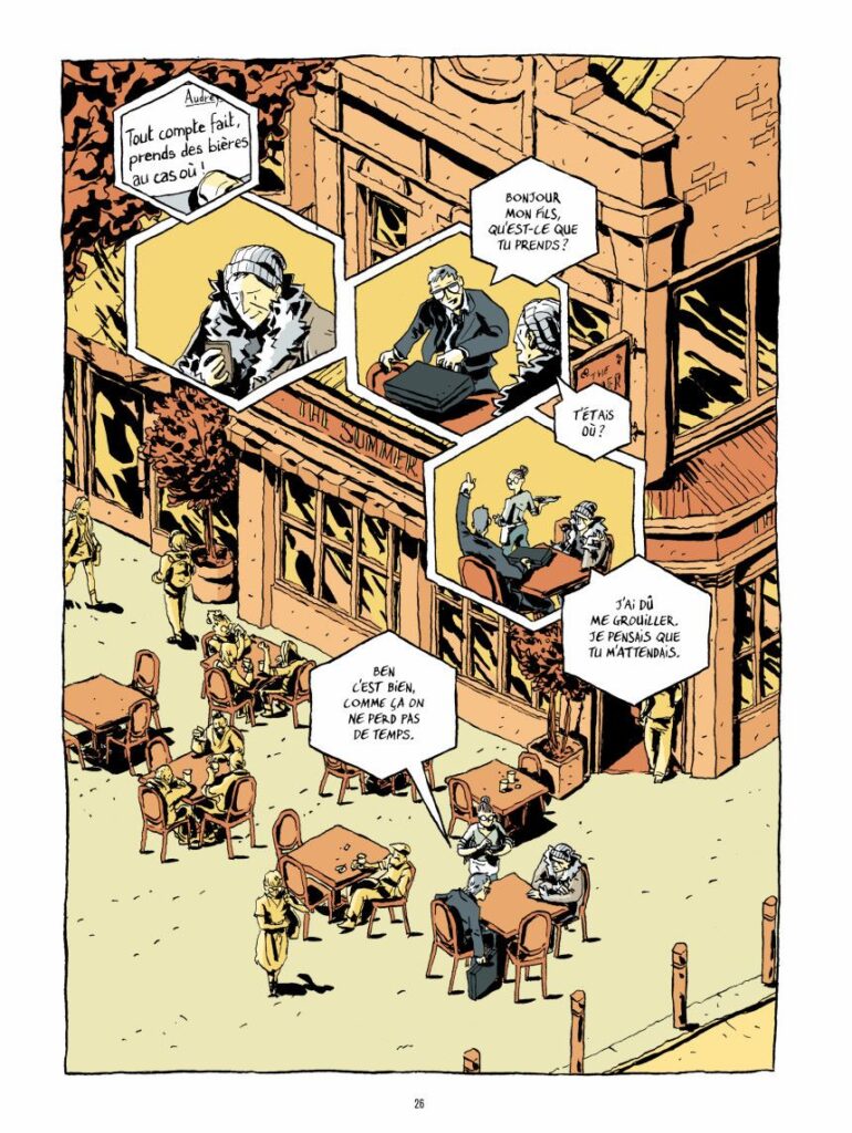 Angouleme comic festival image of page of comic