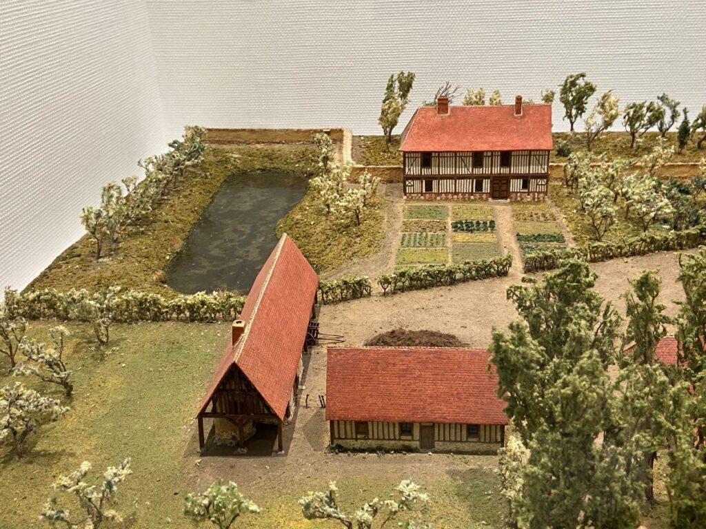 Model of Normandy farmhouse