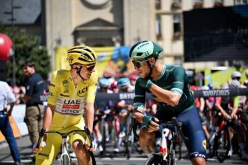 Tour de France 2025 Jonathan Milan and Tadej Pogacar
